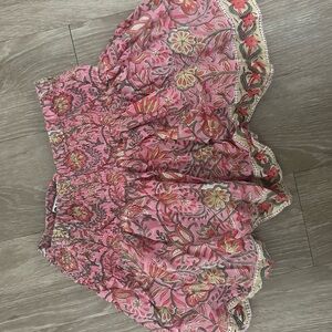 Pink and Green Textured Fabric